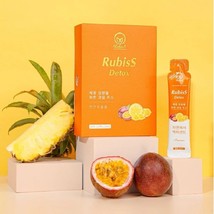 RUBISS Detox Nuoc Ep Chanh Day Passionfruit &amp; Pineapple - 12 Packs-Exp 2027 - $61.03 CAD