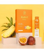 RUBISS Detox Nuoc Ep Chanh Day Passionfruit & Pineapple - 12 Packs-Exp 2027 - $44.55