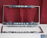 1965 Chevy Impala GM Licensed Front Rear License Plate Holder Retainer F... - £1,615.04 GBP