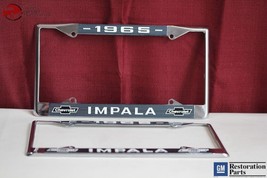 1965 Chevy Impala GM Licensed Front Rear License Plate Holder Retainer Frames - £1,593.39 GBP