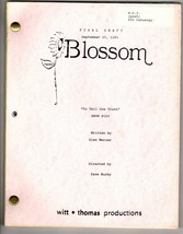 *BLOSSOM - TO TELL THE TRUTH 3rd Rev. Final Draft Script 9/25/91 S2 Epis... - £59.81 GBP