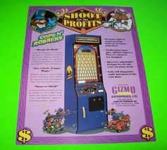 Shoot For The Profits Original NOS Arcade Game FLYER Coin-Op Redemption Gizmo - £11.22 GBP