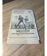 Vintage 1970 Two Mules for Sister Sara Movie Film Cinema Press Kit Eastw... - $3,747.84 MXN