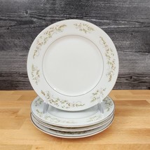 Springtime 4 Bread Butter Salad Plate Set International Silver Co 326 Ce... - $37.99