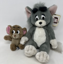 Vintage Tom &amp; Jerry 16&quot; Double Stuffed Plush Toy 1990 Presents Turner RARE NWT - £27.59 GBP