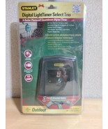 Stanley Outdoor Timer Select Trio 3-Outlet Photocell Countdown Timer Dig... - £12.10 GBP
