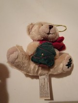 Vintage Hug Fun Small Plushie Plush Stuffed Toy Christmas Holiday Teddy Tree - £15.17 GBP