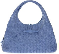 Hand Made Braided Leather Hand Bag.Ladies Purse.Shoulder Bag.Women Tote - £159.84 GBP