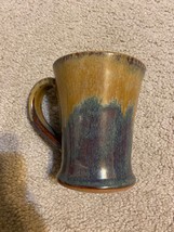 Sunset Hill Stoneware Shenandoah National Park Drip Glaze Mug Handcrafted USA - £18.40 GBP