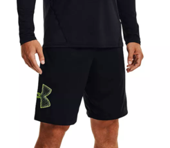 Mens Under Armour UA Tech Graphic Shorts - BLACK &amp; YELLOW - 2XL/XL/Large... - £17.53 GBP