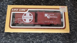 LIFE-LIKE SANTA FE ATSF 16927, Box Car, HO Scale, Brown w/White &amp; Black ... - $284.80 MXN