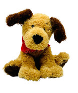 Gund Bandit Dog Plush Red Bandana Stuffed Animal Sitting Super Soft 9 inch - £16.27 GBP