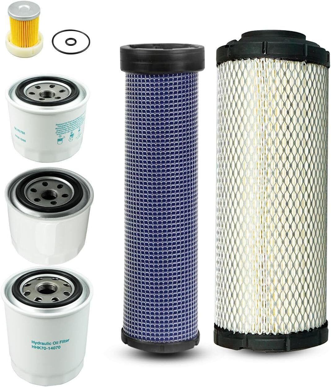 Filter Kit Fit For Kubota L2501 L2800 L3200 L3400 L3700SU L3800 HST Tractor - $110.96