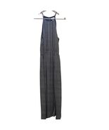 Evereve Jules Maxi Dress Women&#39;s XL Black White Print Elastic Waist Boho... - $9.99