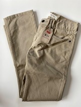 Levi&#39;s 511 Boy&#39;s Tan 5 Pocket Jeans 18 Reg 29x29 Slim - New with Tags - £17.00 GBP