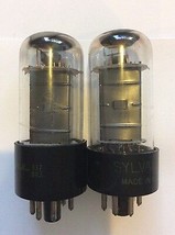 12W6GT Lot of Two (2) Tubes Sylvania Made Vacuum Tubes / Valves - £5.60 GBP