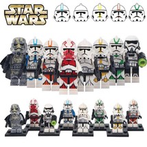 8pcs/set Star Wars Imperial Patrol Stormtrooper Clone Trooper Minifigures - £13.42 GBP