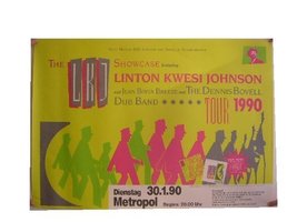 Linton Kwesi Johnson Poster Berlin LKJ Showcase Concert - £55.74 GBP