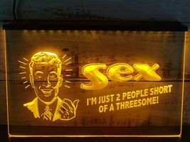 Vintage Retro Man Funny Sex Led Neon Light Sign Bar Pub Club Wall Art Decor - £20.32 GBP+