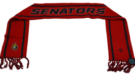 Ottawa Senators Iconic NHL Hockey Team Colors Knit Winter Scarf by Fanatics - £14.89 GBP