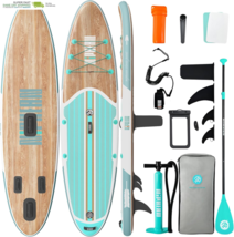 Anti-Slip EVA Deck, 10’6’’ Inflatable Paddle Boards for Adults &amp; Youth o... - $6,467.53 MXN
