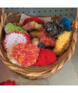 Scrubbies Random, Custom Made,  2 1/2&quot;-3&quot; diameter, Facial or Dishcloths... - $93.78 MXN