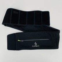 FlipBelt Zipper Adjustable Belt Adult XS-XL Black Cling Closure Wrap Around - $19.00