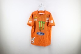 Vtg DC Shoes Mens L Distressed Monster Energy Ken Block Rally Car Racing T-Shirt - £108.94 GBP