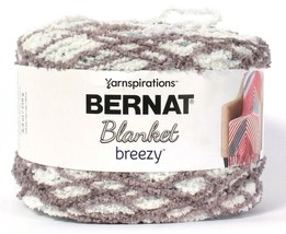 1 Count Yarnspirations 8.8 Oz Bernat Blanket Breezy 70001 Hint Of Mint Yarn - £14.09 GBP