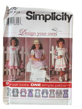Simplicity Sewing Pattern 7066 Dress Pinafore Child Size 5-8 - $5.37