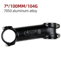 UNO Ultralight Bike Stem 7/17 Degrees MTB Mountain Road Bicycle Stem 31.8mm 60 - - £93.32 GBP