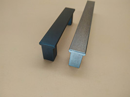 Handcrafted industrial textured drawer pulls made from  wrought iron har... - $6.50