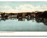 Panorama View From Lake Wolfeboro New Hampshire NH UNP Unused UDB Postca... - £7.85 GBP