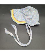 Vintage Handmade Pioneer Sun Bonnet Hat Costume/DressUp Floral With Yell... - $8.90