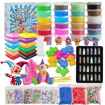 149 Pcs Clown Jumbo Slime Making Kit Clear Crystal DIY Toy for Kids Gift - €15,15 EUR 149 Pcs Clown Jumbo Slime Making Kit Clear Crystal DIY Toy for Kids Gift - €15,15 EUR