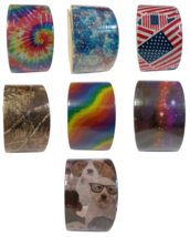 Duck Brand Craft Tape ~ Eclipse Galaxy Tie Dye Rainbow Flag Camo USA Mad... - $12.08+