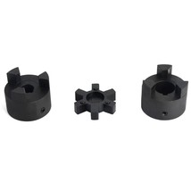 3/4&quot; To 1-1/8&quot; L100 3-Piece L-Jaw Coupling Set &amp; Buna-N Nbr Rubber Spide... - £35.50 GBP