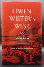 Owen Wister&#39;s West First Edition Hardcover Dj Cowboys Bad Men Indians Articles - £10.81 GBP