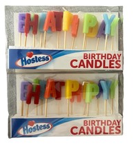2 Set of Hostess Happy Birthday Party Candle Set  - £10.89 GBP