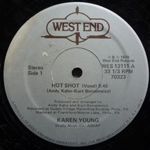 Karen Young - Hot Shot U.S. 12&quot; Single West End Records 1978 2 Tracks Disco - £7.11 GBP