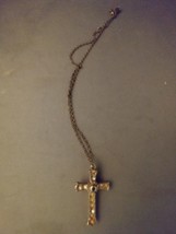 Jeweled Cross Necklace  - £8.58 GBP