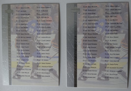 1996-97 Upper Deck UD Series 2 Checklist Set of 2 Hockey Cards - £0.77 GBP