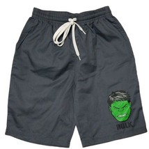 Marvel Avengers Hulk Big Boys Pull-On Drawstring Shorts with Side Pockets (12) - $12.86