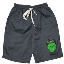 Marvel Avengers Hulk Big Boys Pull-On Drawstring Shorts with Side Pockets (12) - £10.05 GBP