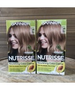 (2) Garnier Nutrisse Nourishing Color Creme Butternut 80 Medium Natural ... - $24.95