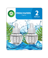 Plug-In Scented Oil Air Freshener Warmer Refills, Fresh Waters, 2 Count - $17.90