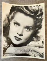 Alice Faye Signed 8X10 Glossy Photo Movie Actress Singer 1930s 1940s No COA - £45.63 GBP