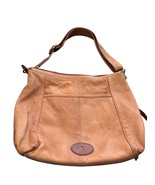 Fossil Womens Brown Leather Messenger Tote Handbag SKU CS8040/G899177 - $31.79