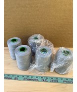 5 Coats dual duty extra cotton corespun thread 6,000 yards each platinum... - $1,452.88 MXN