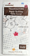 Thanksgiving Activity Paper Table Cover 54 x 88-in Party Supply Kids The... - $243.46 MXN